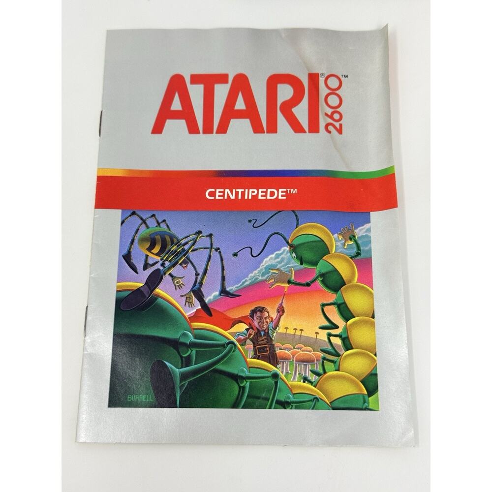 Centipede Atari 2600 1981 Complete CIB Comic Tested - Picture 7 of 10